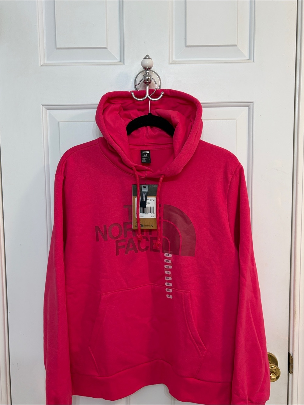 BNWT The North Face Hot Pink Logo Pullover Hoodie